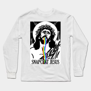 Snapchat Jesus Long Sleeve T-Shirt